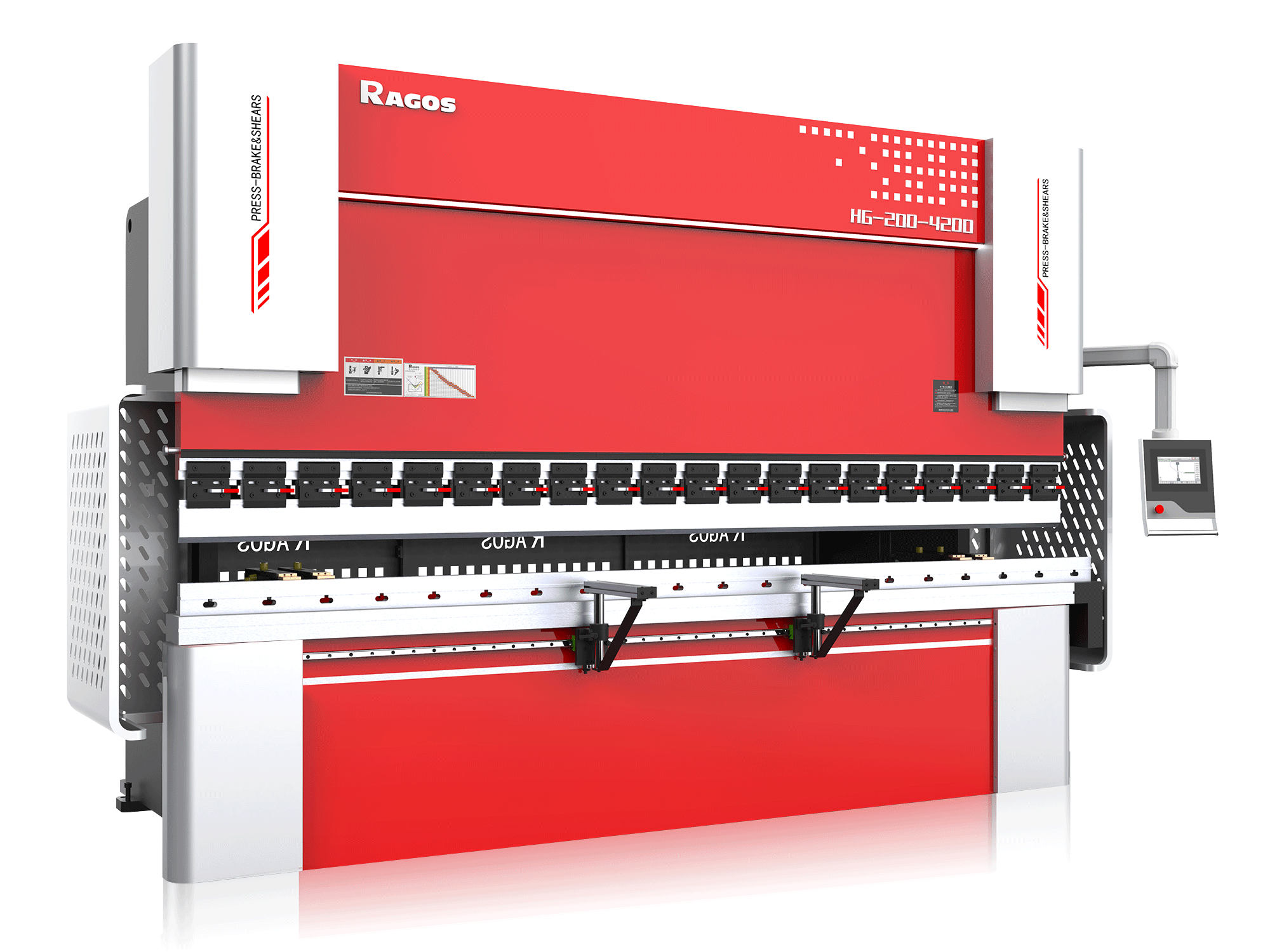 Einzel-Servo öl-elektrische Hybrid-CNC-Biegemaschine